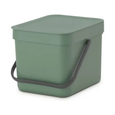 Afbeelding van Brabantia Sort &amp; Go Prullenbak 6 Liter Olijfgroen