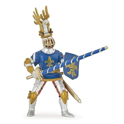 Afbeelding van Papo History Blauwe Ridder Fleur de Lys 39788