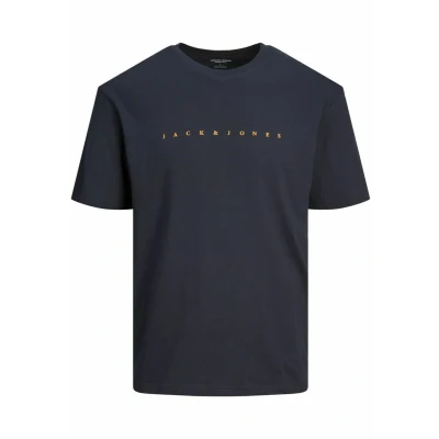 Afbeelding van Jack &amp; Jones Jjestar JJ SS NOOS PLS Tshirt print, Heren, Maat: 4XL, Dark navy