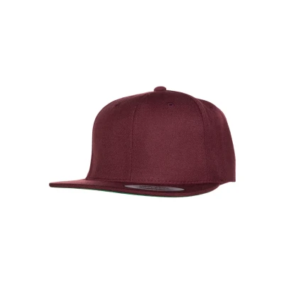 Afbeelding van Flexfit Classic Snapback Pet, Heren, Maat: One Size, Maroon