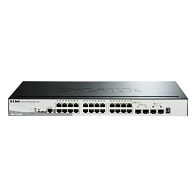 Afbeelding van D Link DGS 1510 28P/E Netwerk switch RJ45/SFP+ 24 + 4 poorten 92 Gbit/s PoE functie