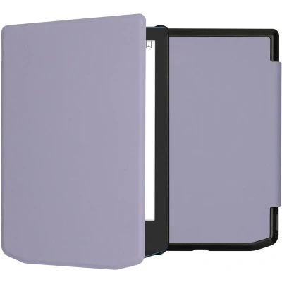 Afbeelding van kwmobile E reader hoesje geschikt voor Pocketbook Verse / Pro Color Vivlio Light HD hoes flip case met magnetische sluiting Ereader cover in lavendel