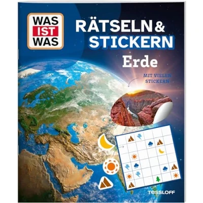 Afbeelding van WAS IST Rätseln und Stickern: Erde