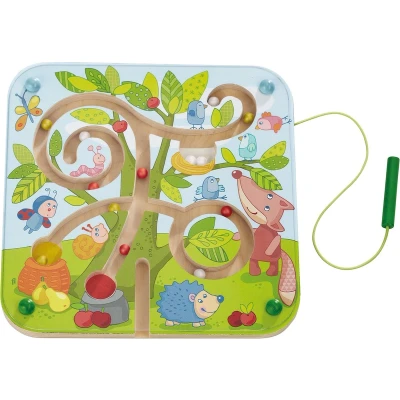 Afbeelding van HABA Magnetspiel Baumlabyrinth Houten speelgoed voor kinderen, Maat: One Size, Multi coloured