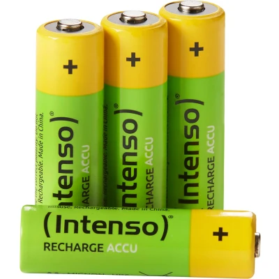 Afbeelding van Intenso HR6 NiMH Energy Eco 2100mAh 4er Blister Mignon (AA) 2.100 mAh, Oplaadbare batterij, AA, Nikkel Metaalhydride (NiMH), 1,2 V, 4 stuk(s), 2100 mAh