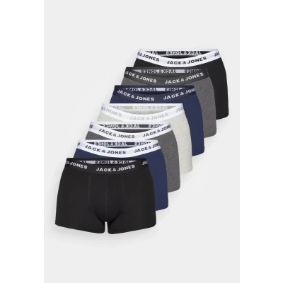 Afbeelding van Jack &amp; Jones Jacbasic Trunks 7 PACK Onderbroeken, Heren, Maat: XXL, Grey/black/dark blue