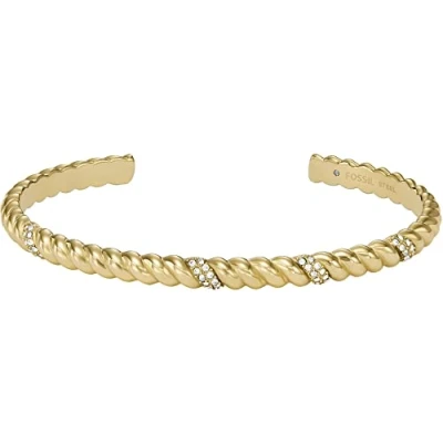 Afbeelding van Fossil Jewelry Bracelet Armband goldcoloured, Heren, Maat: One Size, Gold coloured