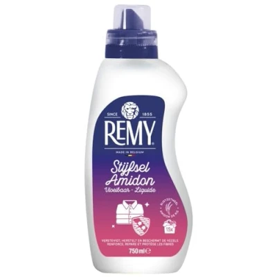 Afbeelding van Remy Vloeibaar Stijfsel 750 ml Met Rijstzetmeel Verstevigt, herstelt en beschermt de vezels