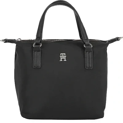 Afbeelding van Tommy Hilfiger Poppy Small TOTE Schoudertas, Dames, Maat: One Size, Black