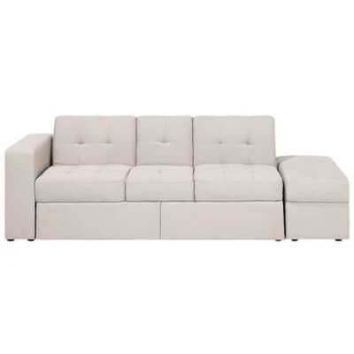 Afbeelding van FALSTER Slaapbank 3 zits Beige Polyester