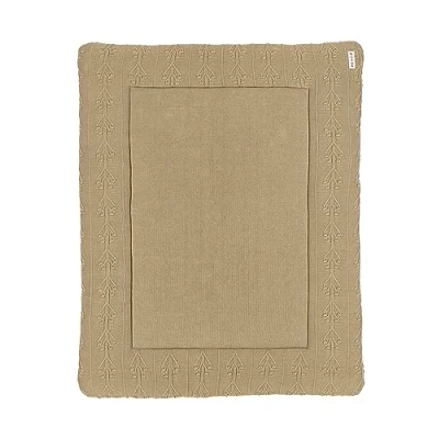 Afbeelding van Meyco Baby Romantic Flower boxkleed taupe 77x97cm