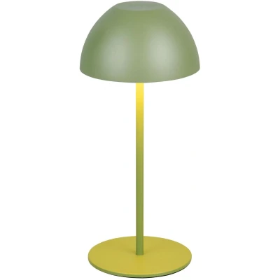Afbeelding van REALITY ORTIZ Tafellamp Groen incl. 1x SMD 2 W AAN/UIT touch Sensor dimmer USB aansluiting Geheugenfunctie Oplaadbaar Snoerloos Buitenlamp IP44