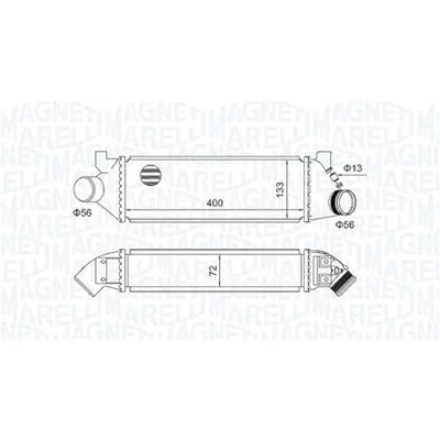 Afbeelding van Magneti Marelli Interkoeler 351319204950