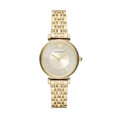 Afbeelding van Emporio Armani Gianni Horloge goldcoloured, Dames, Maat: One Size, Gold coloured