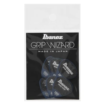 Afbeelding van Ibanez PA16MSG DB Sand Grip Plectrums 0.8mm (Dark Blue) Plectrum set