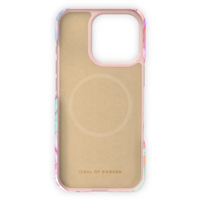 Afbeelding van iDeal of Sweden Fashion Case met magnetische ring geschikt voor iPhone 16 Pro Max Pastel Marble