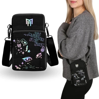 Afbeelding van Monster High Zwart Telefoontasje 12x19x5 cm STARPAK