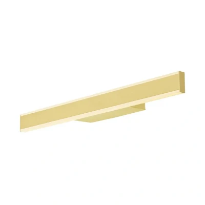 Afbeelding van SLV LED badkamer wandlamp One Linear, 52 cm, messingkleurig