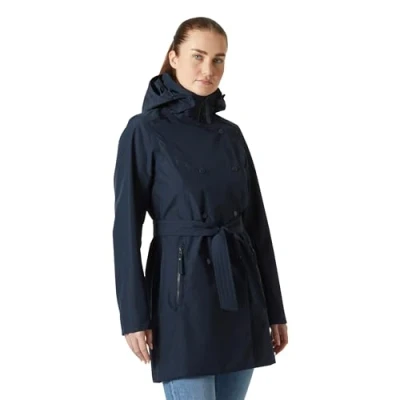 Afbeelding van Helly Hansen Welsey II Trench Outdoorjas, Dames, Maat: Large, Navy