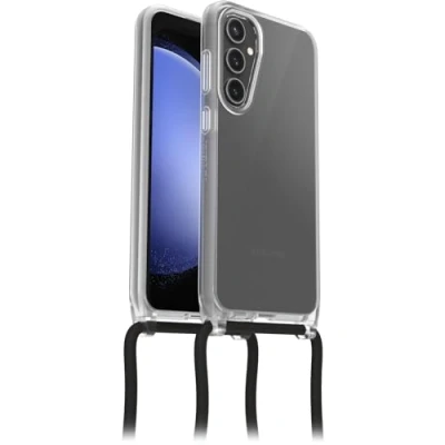 Afbeelding van Otterbox React Samsung Galaxy S23 FE Back Cover Transparant met Koord