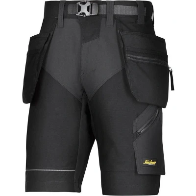 Afbeelding van Snickers FlexiWork Stretch Korte broek+ HP 6904 Mannen Zwart 56