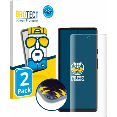Afbeelding van BROTECT Screenprotector voor Google Pixel 6 Folie Beschermfolie transparant volledig dekking (2 Stuks)