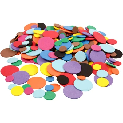 Afbeelding van Creativ company eva foam rondjes divers 300st