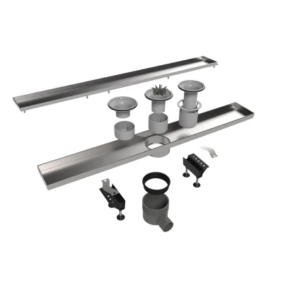 Afbeelding van Easy Drain Multi Tegeldrain douchegoot met zijuitloop 50 mm 90 cm