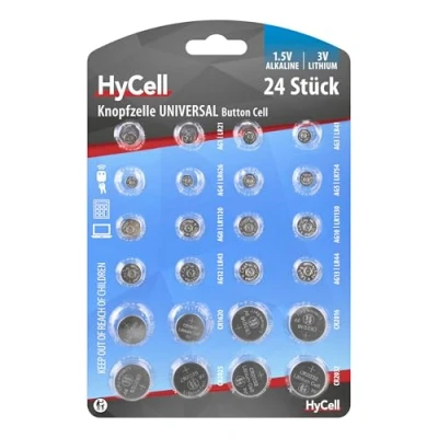 Afbeelding van HyCell Knoopcelset 24 stuk(s)