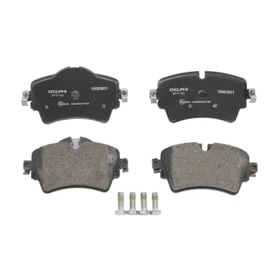 Afbeelding van DELPHI LP2717 Remblokkenset Geschikt voor slijtage waarschuwingscontact Met anti kreukplaat toebehoren BMW: 2 Gran Tourer, 5 Saloon, X1