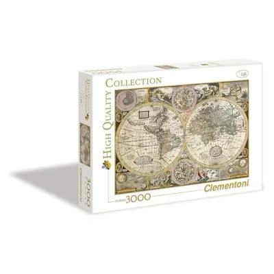 Afbeelding van puzzel old map 3000