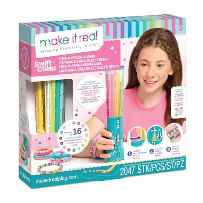 Afbeelding van Make it Real Swift Clicks™ Heishi Armbandenmaker Maak 20 unieke armbanden