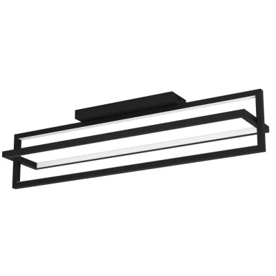 Afbeelding van EGLO Siberia Plafondlamp LED 78 cm ZwartWit Dimbaar