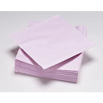 Afbeelding van servetten tafelgerei 50 watten 33 x cm 2 laags oud roze FSC, cellulose,