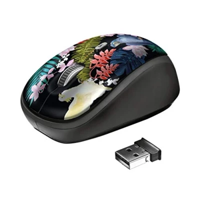Image de Souris sans fil Trust Yvi Bleu paon