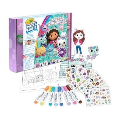 Image de Jeu créatif Crayola Kit d&#039;activités Color Wonder Gabby&#039;s Dolhouse