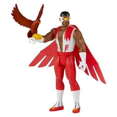 Afbeelding van Marvel Hasbro Legends Series Retro 375 Collection, 9,5 cm Marvel&#039;s Falcon figuur F3808 meerkleurig