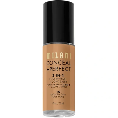 Afbeelding van MILANI Conceal + Perfect 2 in 1 foundation concealer Golden Tan