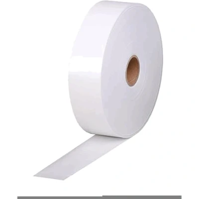 Afbeelding van Clairefontaine 396803C Kraft rol, gegomd, kraftpapier, wit, zelfklevend, 4 cm x 200 m, Ø 30 mm, nuttig voor het inlijsten van aquarel of karton