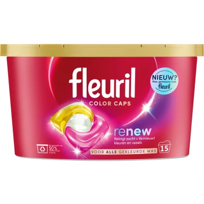 Afbeelding van 1+1 gratis: Fleuril Renew Color Caps 15 Wasbeurten stuks