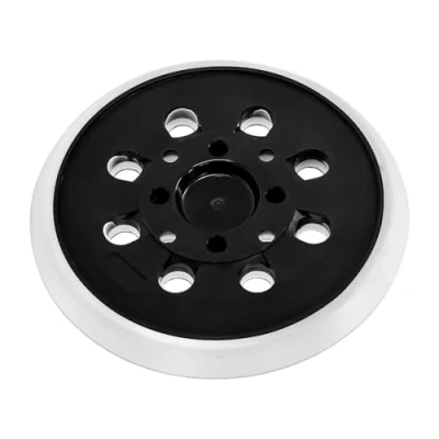 Afbeelding van Schuurschijf 125 mm voor Bosch, schuurplaat met klittenband, accessoires PEX 300/400 AE/4000 AE/AdvancedOrbit 18 excentrische schuurmachine (wit)