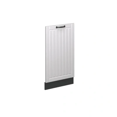 Afbeelding van Vicco Fame LineVoorpaneel vaatwasser 45 cm zonder werkblad Wit Landhuis