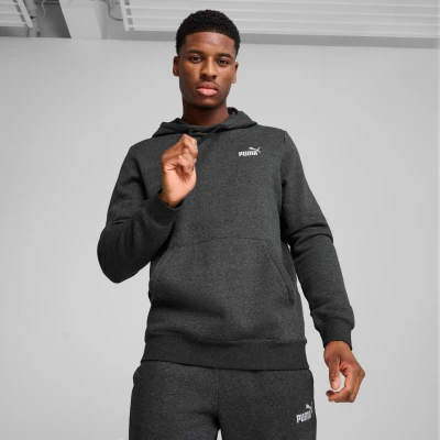 Image de PUMA Hoodie avec petit logo N 1 Essentials Homme, Vêtements, Dark Gris Heather, XL