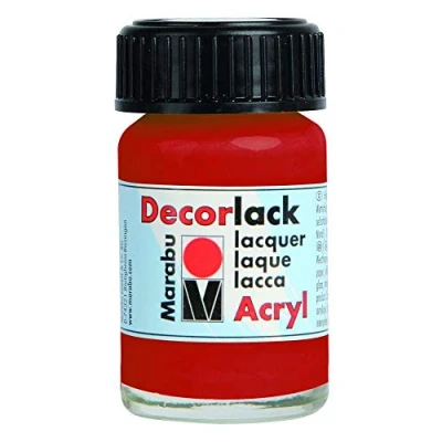 Afbeelding van Decorlack acryl 15 ml Kersenrood