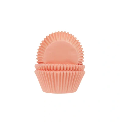 Afbeelding van Cupcake Cups HoM Abrikoos 50x33mm. 50st.