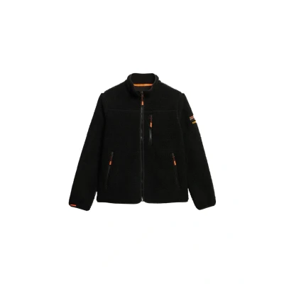 Afbeelding van Superdry Fleecejas, Dames, Maat: 36, black