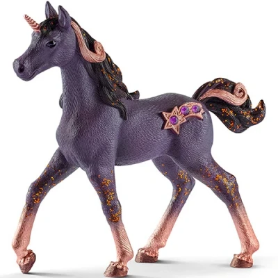 Afbeelding van Schleich bayala vallende ster eenhoorn veulen 9 cm