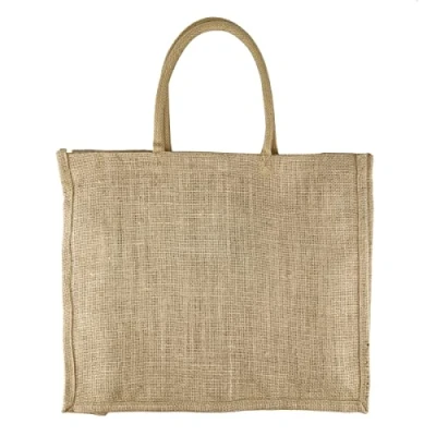 Afbeelding van LEVIATAN EKO jute tas 42 x 36 cm 100% natuur robuust en groot
