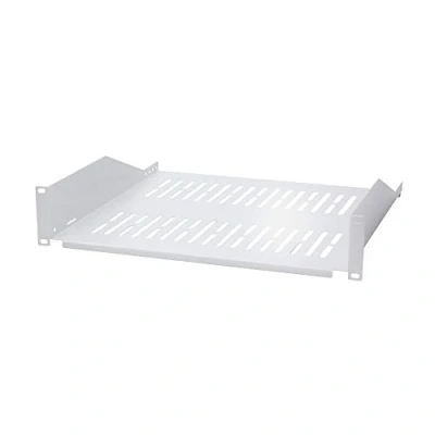 Afbeelding van LogiLink SF2C45G 19 inch Apparaatbodem voor patchkast 2 HE Vast inbouw Geschikt kastdiepte: 600 mm Grijs