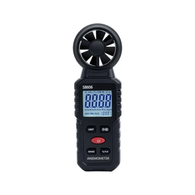 Afbeelding van Mcbazel 3 in 1 digitale anemometer met lcd display, windsnelheidsmeter, luchtstroomtester, thermometer voor buiten, drones, jacht, vissen